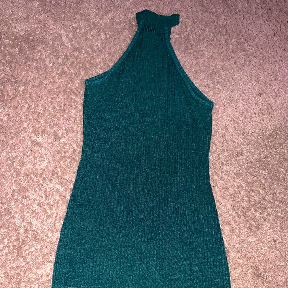 Halter mini dress
